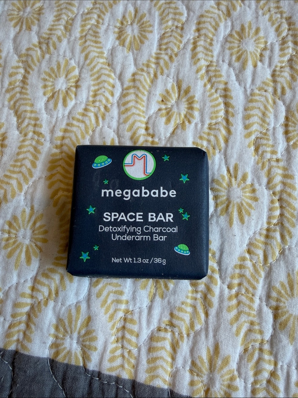megababe Space Bar Detoxifying Charcoal Underarm Bar